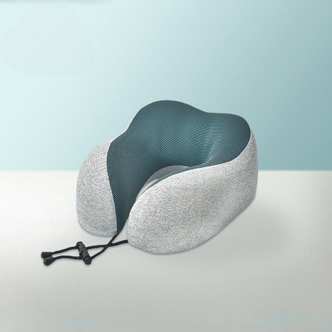 Memory Foam Travel Neck Pillow for Neck Pain Relief