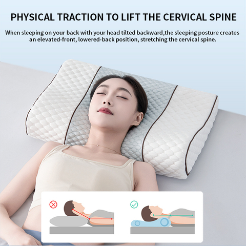 Ergonomic Couple Memory Foam Pillow
