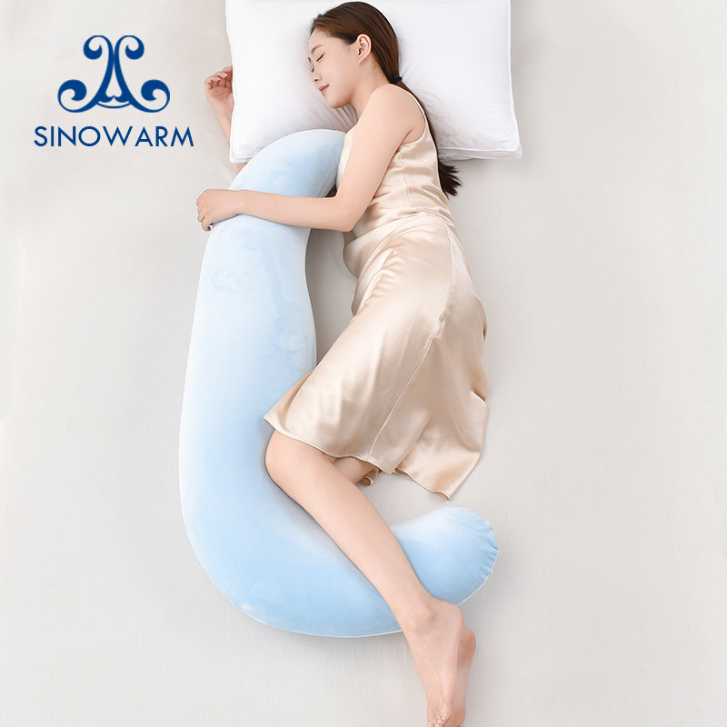 Ergonomic Curved Hug Body Pillow
