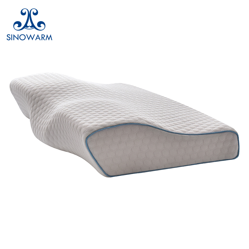 Ergonomic Butterfly Contour Memory Foam Pillow for Neck Pain Relief