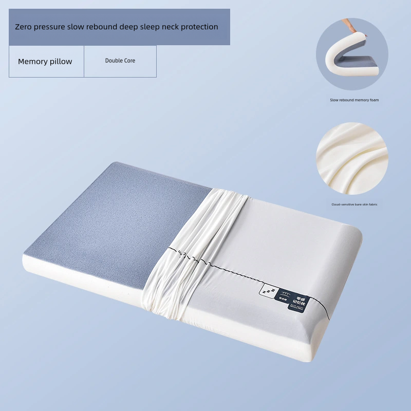 Slow Rebound Cervical Support Memory Foam Pillow