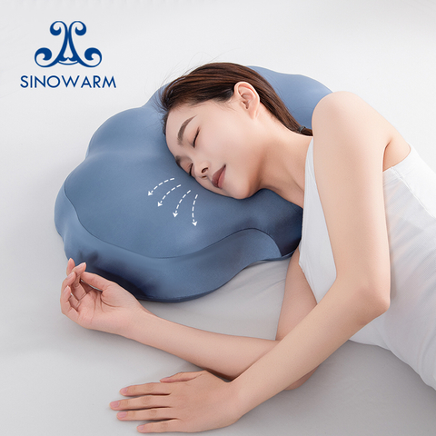 Petal Flower Memory Foam Pillow — Luxury Ergonomic Neck Support for Deep Sleep