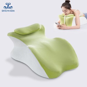 Multifunctional Ergonomic Curved Design Memory Foam Sex Couple Pillow