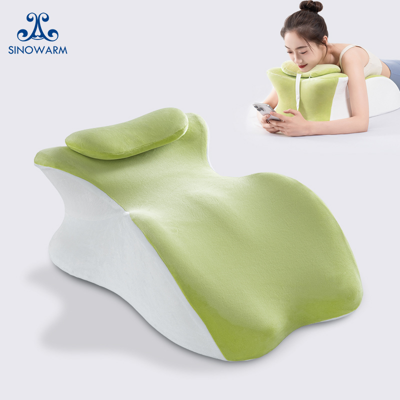 Multifunctional Ergonomic Curved Design Memory Foam Sex Couple Pillow