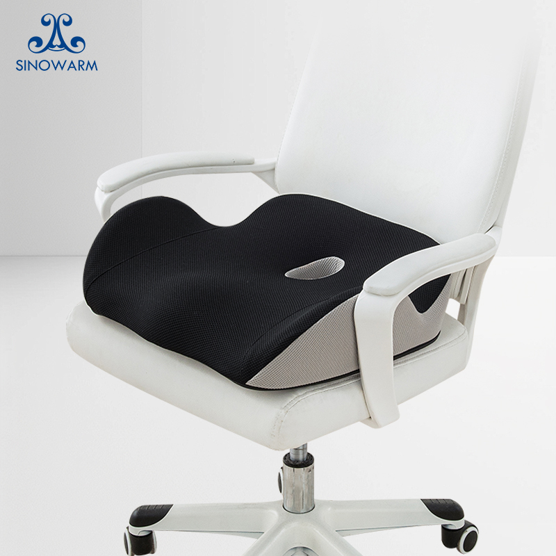 W-Shaped Ergonomic Memory Foam Seat Cushion