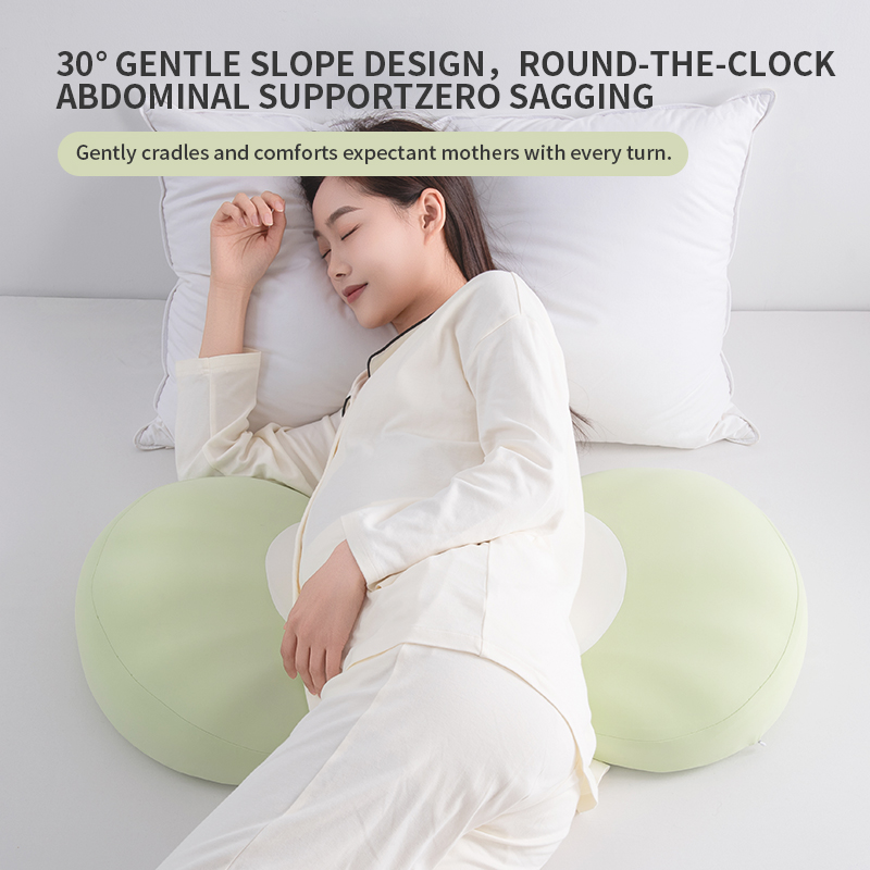 Ergonomic Seashell Memory Foam Pregnancy Pillow