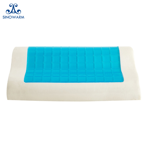Cooling Gel Memory Foam Cervical Pillow for Neck Pain Relief