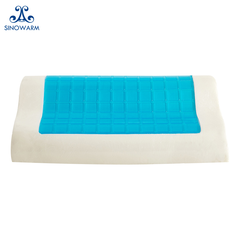 Cooling Gel Memory Foam Cervical Pillow for Neck Pain Relief