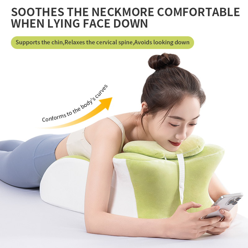 Multifunctional Ergonomic Curved Design Memory Foam Sex Couple Pillow