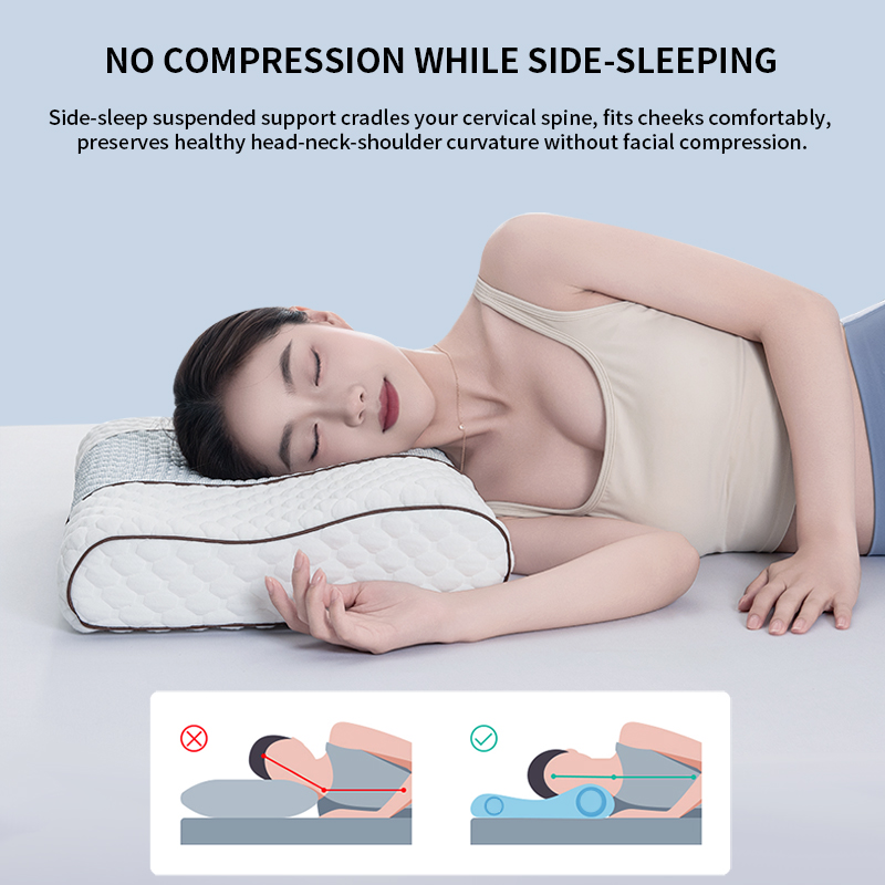 Ergonomic Couple Memory Foam Pillow