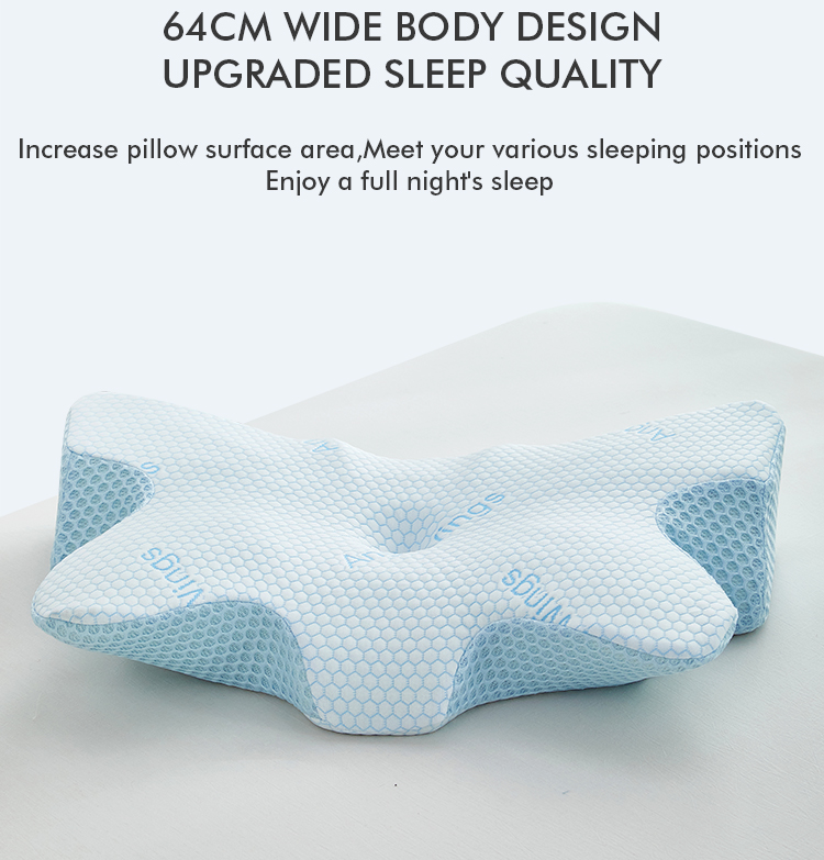 Slow Rebound Cervical Support Memory Foam Pillow