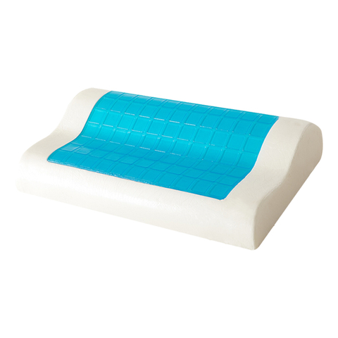 Cooling Gel Memory Foam Cervical Pillow for Neck Pain Relief