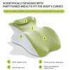 Multifunctional Ergonomic Curved Design Memory Foam Sex Couple Pillow