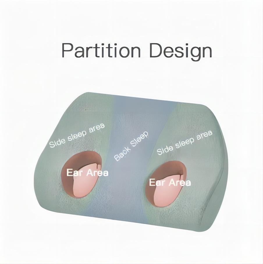 Ergonomic Couple Memory Foam Pillow