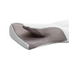 Memory Foam Neck Pillow with Ear Holes for Side Sleepers Ear Pain Relief