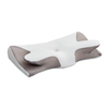 Memory Foam Neck Pillow with Ear Holes for Side Sleepers Ear Pain Relief