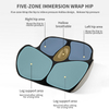 W-Shaped Ergonomic Memory Foam Seat Cushion