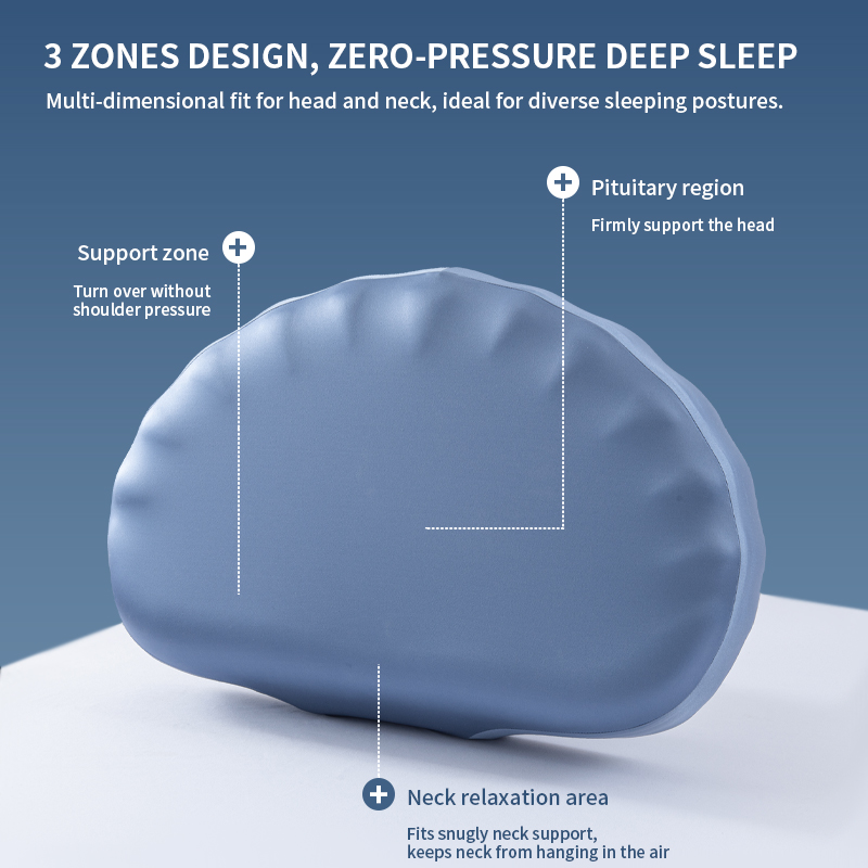 Seashell Shaped Ergonomic Cervical Neck Support Memory Foam Pillow 