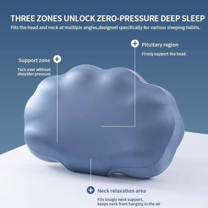 Petal Flower Memory Foam Pillow — Luxury Ergonomic Neck Support for Deep Sleep