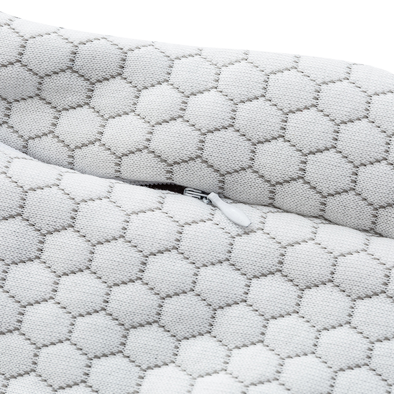 Memory Foam Neck Pillow with Ear Holes for Side Sleepers Ear Pain Relief