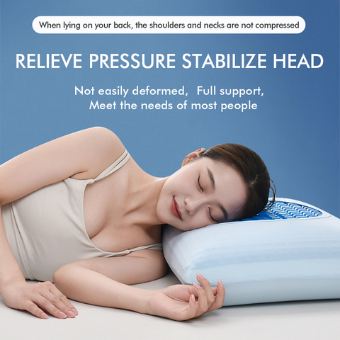 Slow Rebound Cervical Support Memory Foam Pillow