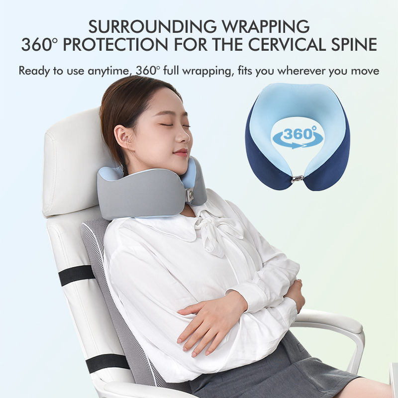 Memory Foam U-Shape Travel Pillow 