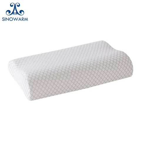 Ergonomic Neck Support Wave Shape Memory Foam Pillow