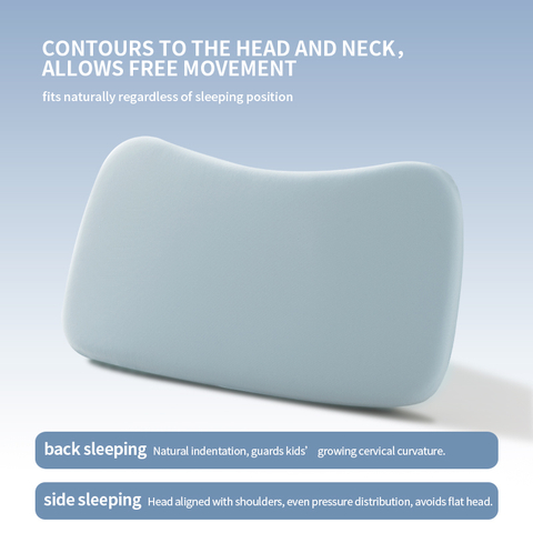 Memory Foam Anti Flat Head Pillow for Newborn