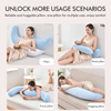 Ergonomic Curved Hug Body Pillow