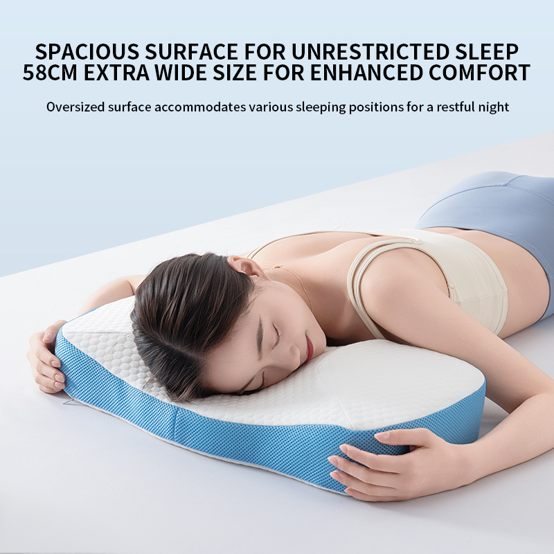 Ergonomic Contour Memory Foam Pillow | Neck Pain Relief 