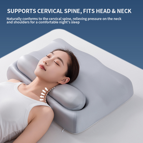  2 in 1 Ergonomic Memory Foam Beauty Pillow