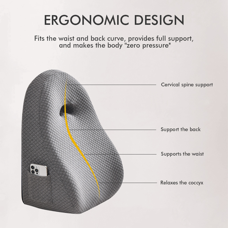 Ergonomic 2-in-1 Multi-functional Wedge Pillow
