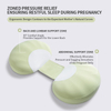 Ergonomic Seashell Memory Foam Pregnancy Pillow