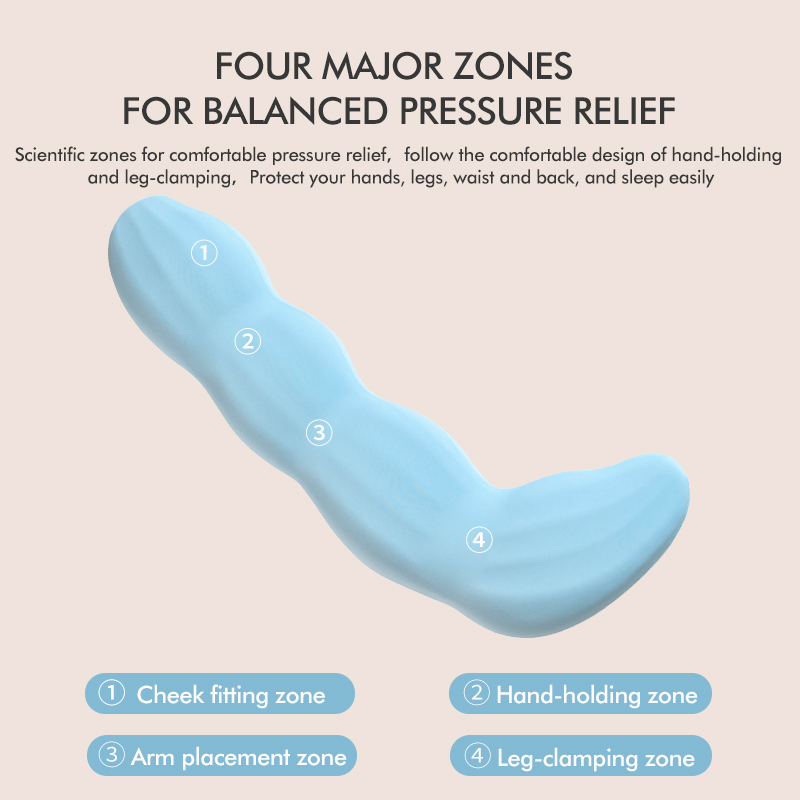 Ergonomic Multi-Functional Curved Hug Pillow