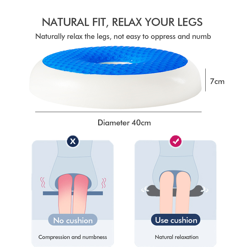 Ergonomic Memory Foam Seat Cushion